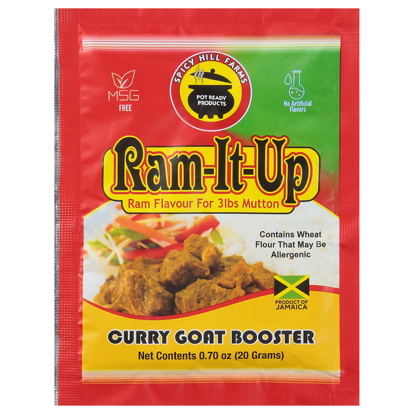 Spicy Hill Farms Curry Goat Booster 20 g / 0.7 oz