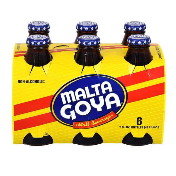 Goya Malta Malt Beverage Non-Alcoholic 6 Pack 6 x 7 fl oz