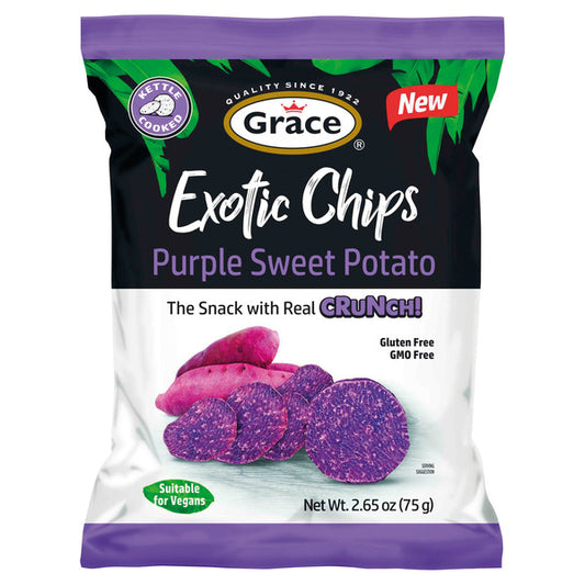 Grace Purple Sweet Potato Exotic Chips 2.65 oz