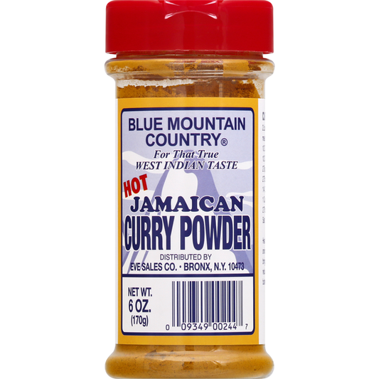 Blue Mountain Country Curry Powder, Jamaican, Hot 6 oz