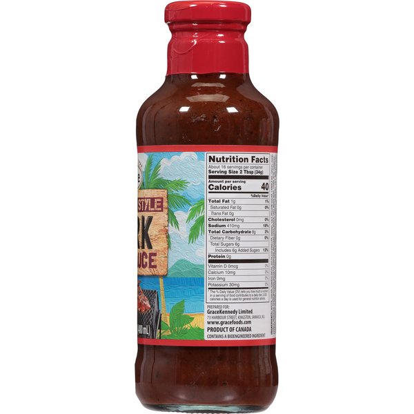 Grace Jamaican Style Jerk BBQ Sauce 16.2 fl oz