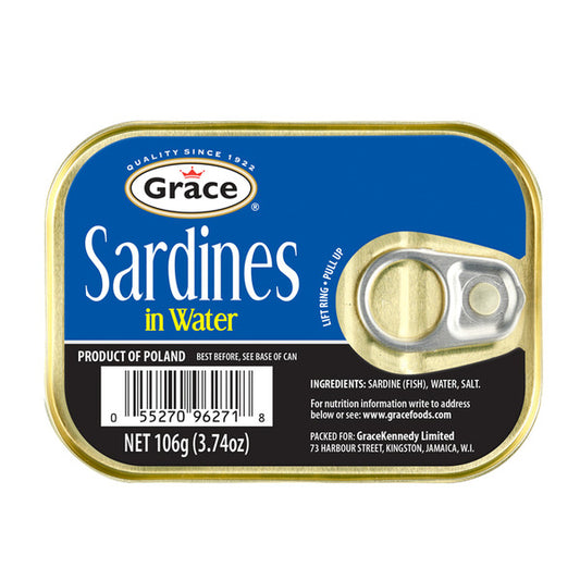 Grace Sardines In Water 3.74 oz