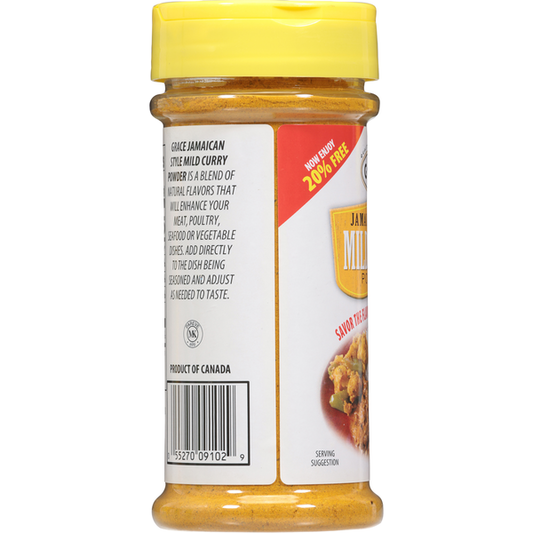 Grace Jamaican Style Mild Curry Powder 6 oz