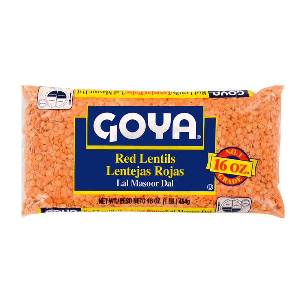 Goya Red Lentils Dry 16 oz