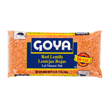 Goya Red Lentils Dry 16 oz