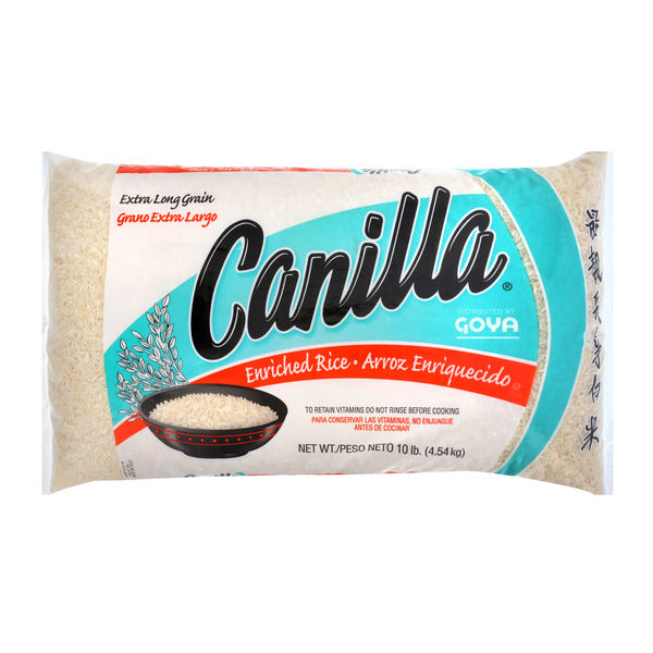 Goya Canilla Extra Long Grain Enriched Rice 10 lb