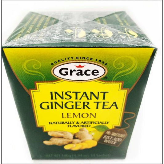 Grace Instant Lemon Ginger Tea 14 ea