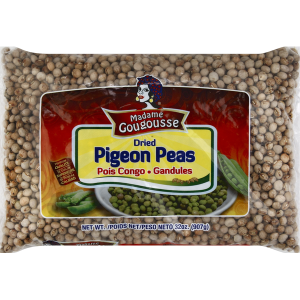 Madame Gougousse Pigeon Peas Dried 32 oz