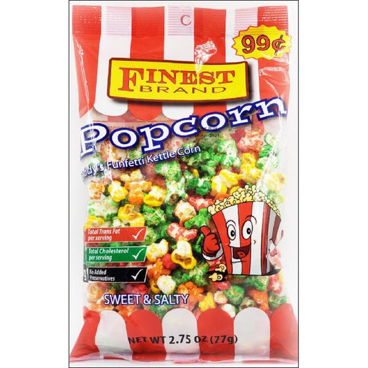 Finest Multicolored Popcorn 2.75 oz