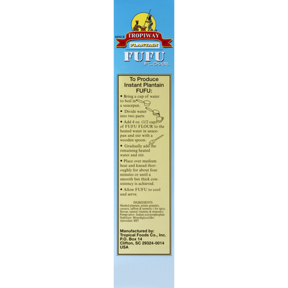 Tropiway Plantain Fufu Flour 24 oz additional product image