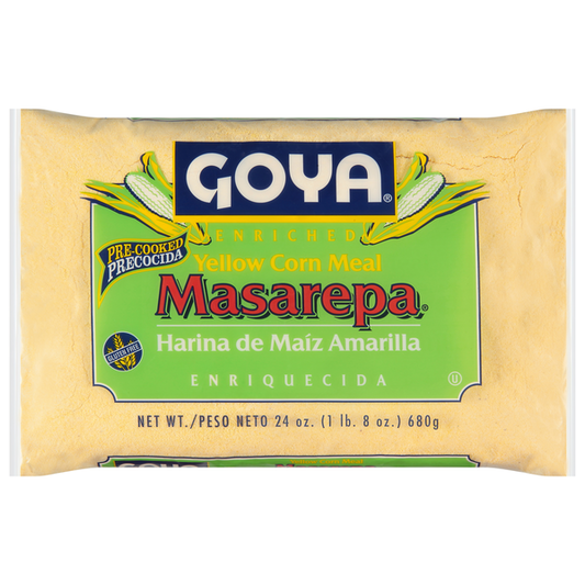 Goya Masarepa Pre-Cooked Yellow Corn Meal 24 oz