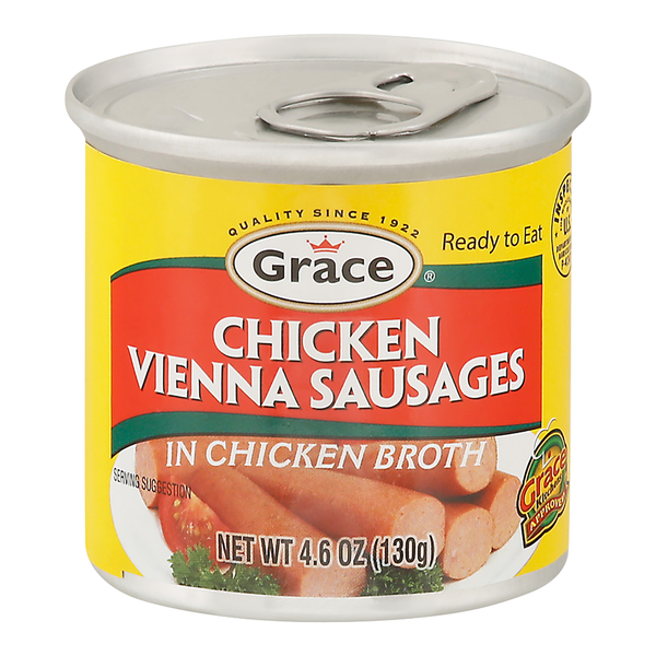 Grace Chicken Vienna Sausages in Chicken Broth 4.6 oz