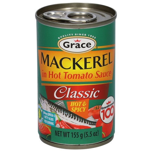 Grace Mackerel, Hot & Spicy, Classic 5.5 oz
