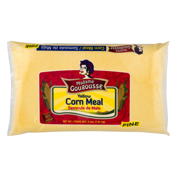 Madame Gougousse Fine Corn Meal Yellow 4 lb