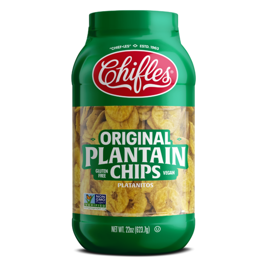 Chifles Original Plantain Chips Tub 22 oz