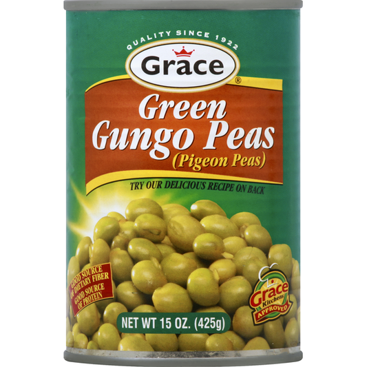 Grace Green Peas, Gungo 15 oz