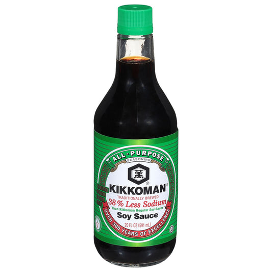 Kikkoman Less Sodium Soy Sauce 20 fl oz product image