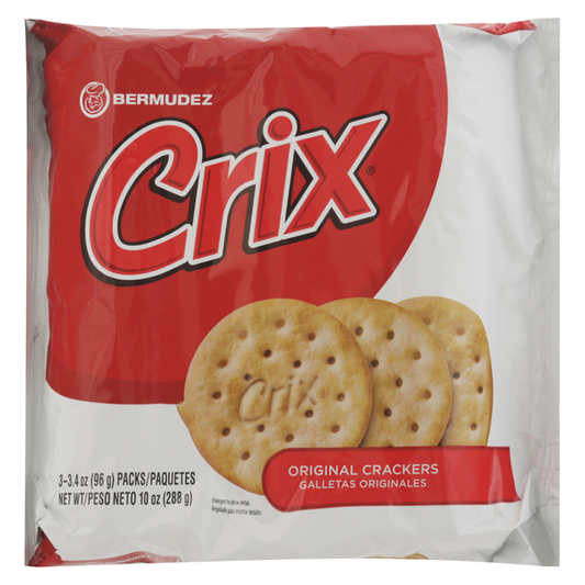 Bermudez Crix Crackers, Original 3 x 3.4 oz