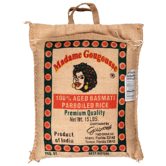 Madame Gougousse Parboiled Basmati Rice 15 lb