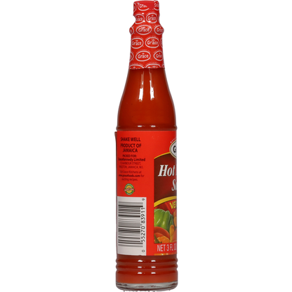 Grace Hot Pepper Sauce, Very Hot 3 fl oz