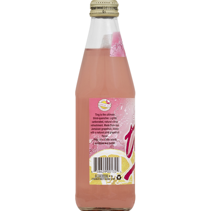 Pink Ting Sparkling Pink Grapefruit Soda – 6 Pack (300 ml Glass Bottles)