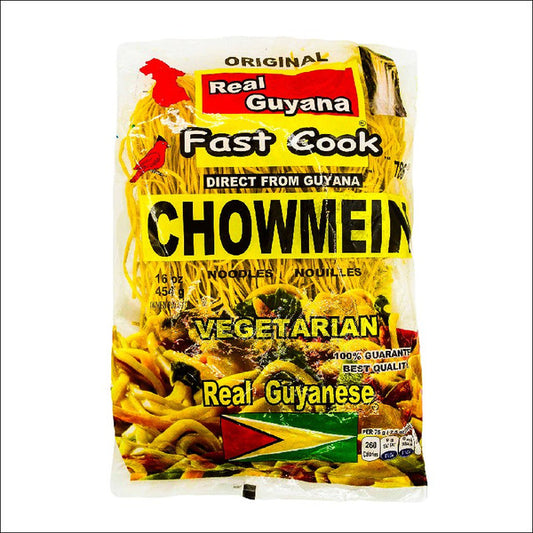Real Guyana Vegetarian Chowmein Noodles 16 oz – Authentic Guyanese Style