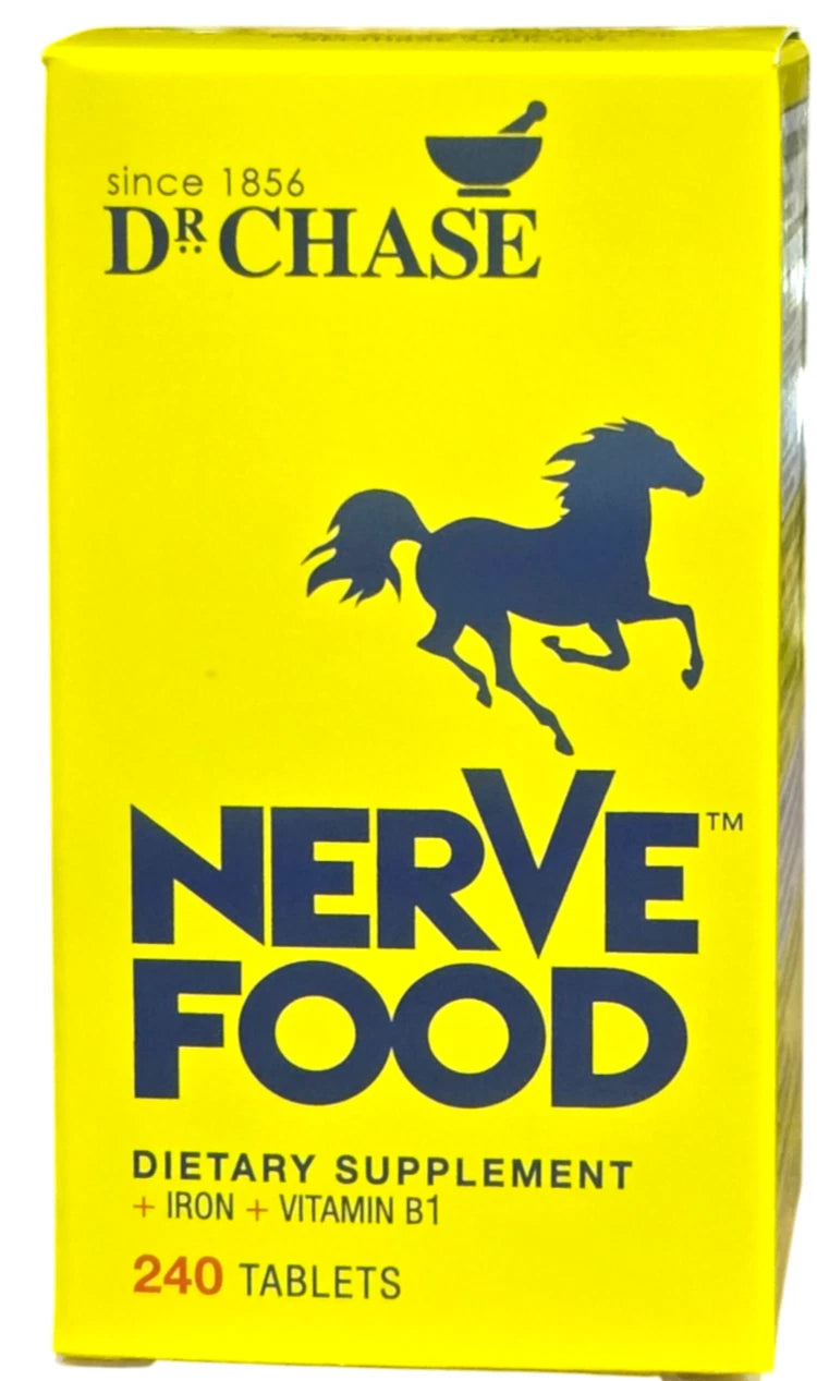 Dr. Chase Nerve Food Dietary Supplement with Iron & Vitamin B1 – 50 Tablets