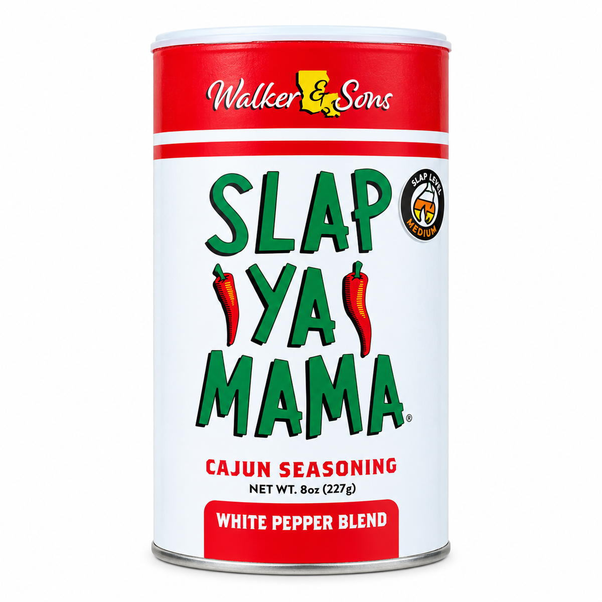Slap Ya Mama White Pepper Blend Cajun Seasoning 8 oz