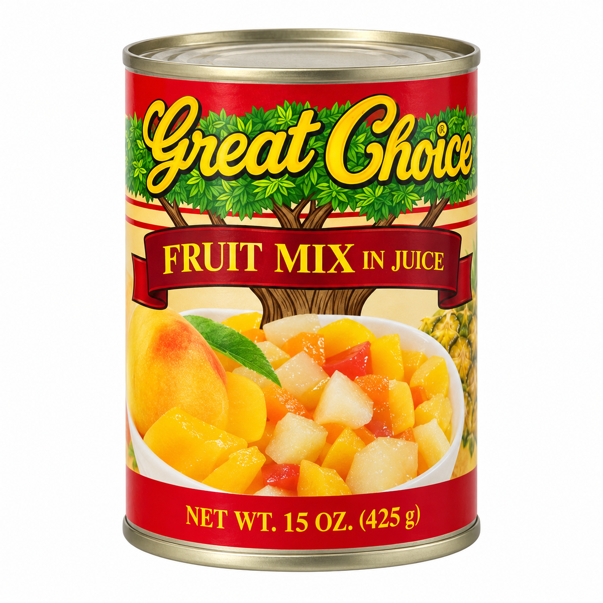 Great Choice Fruit Mix in Juice – 15 oz (425 g)