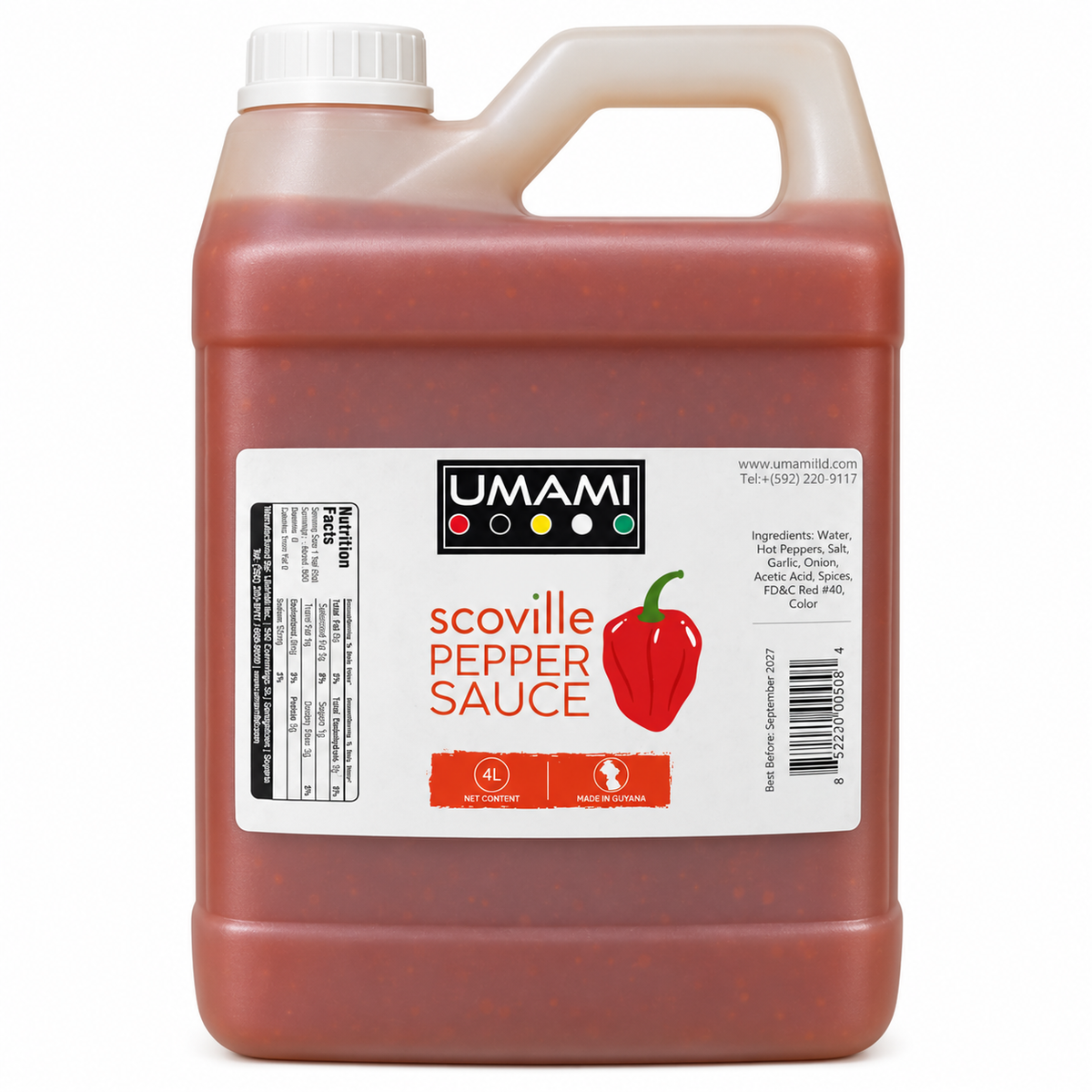 Umami Scoville Pepper Sauce – 4 L