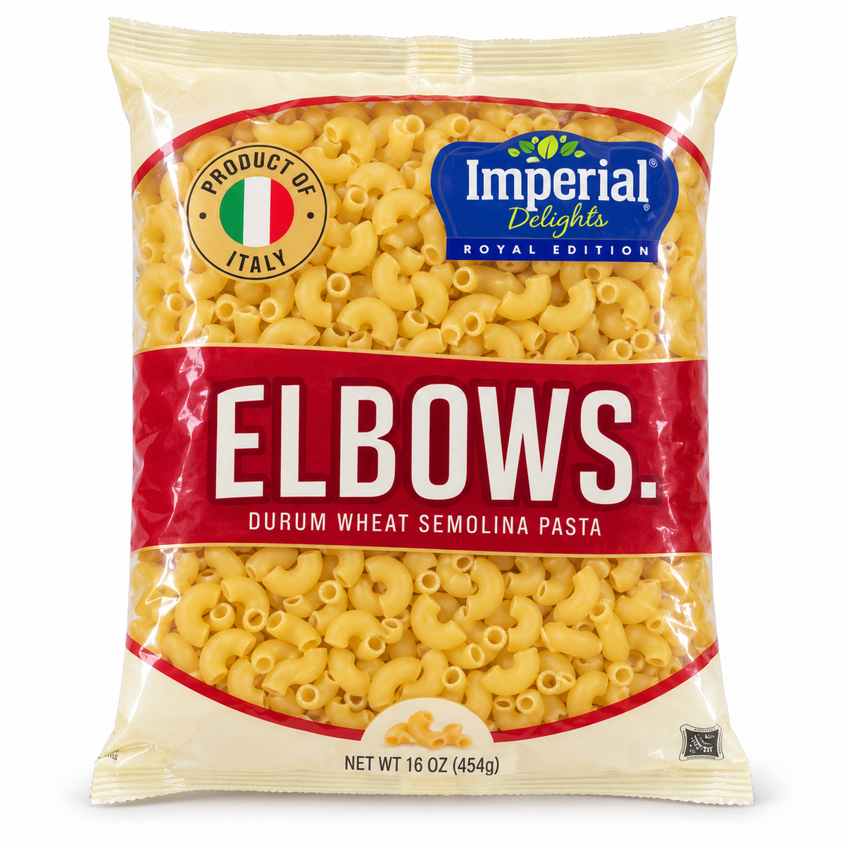 Imperial Delights Elbows Pasta – 454 g