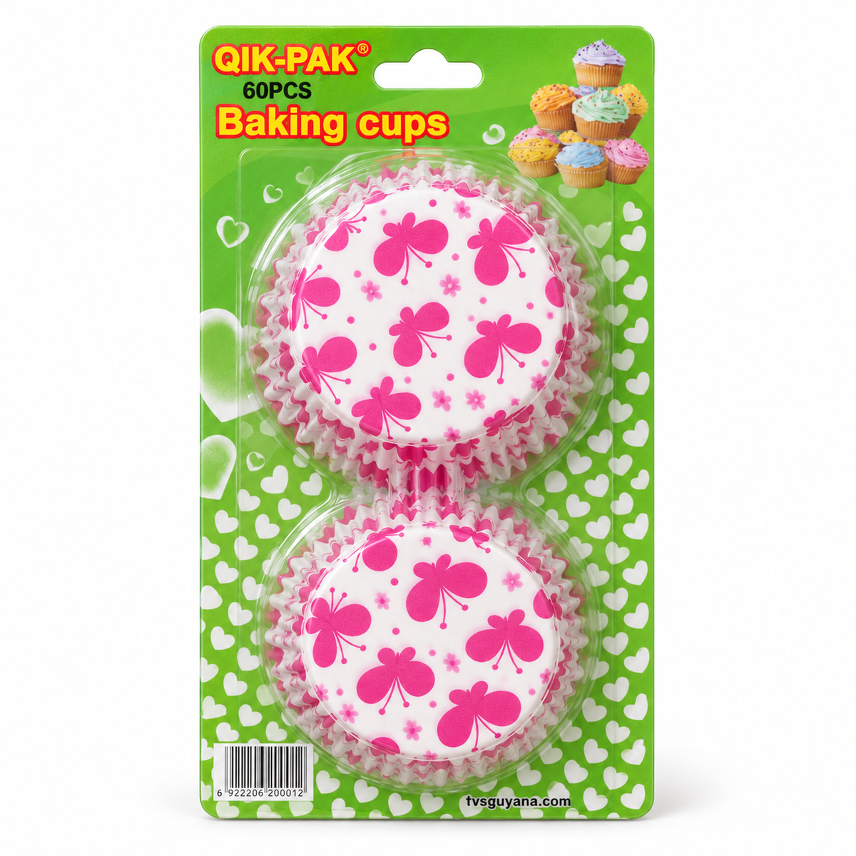 Qik-Pak Butterfly Baking Cups – 60 Pieces