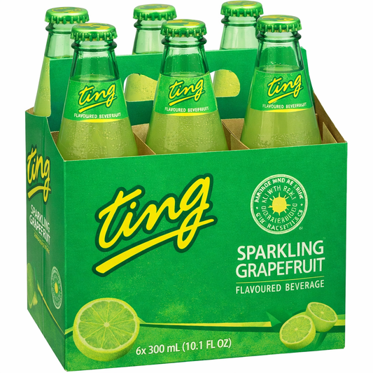 Ting – Refreshing Caribbean Grapefruit Soda (Pack of 6)