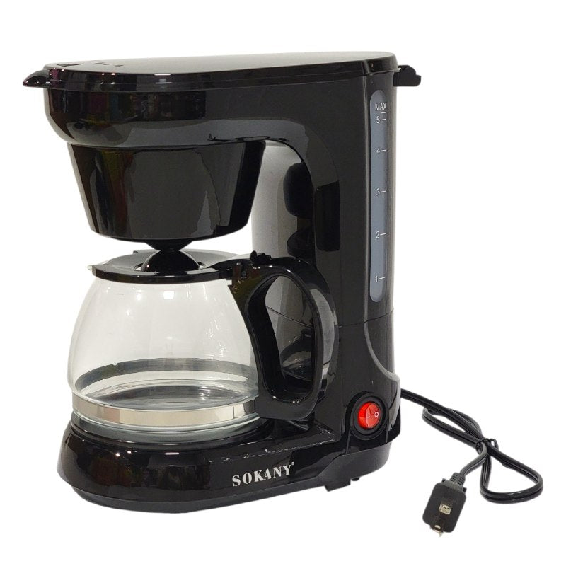 SOKANY CM-102 Drip Coffee Maker – 750ml, 5 Cups – 2