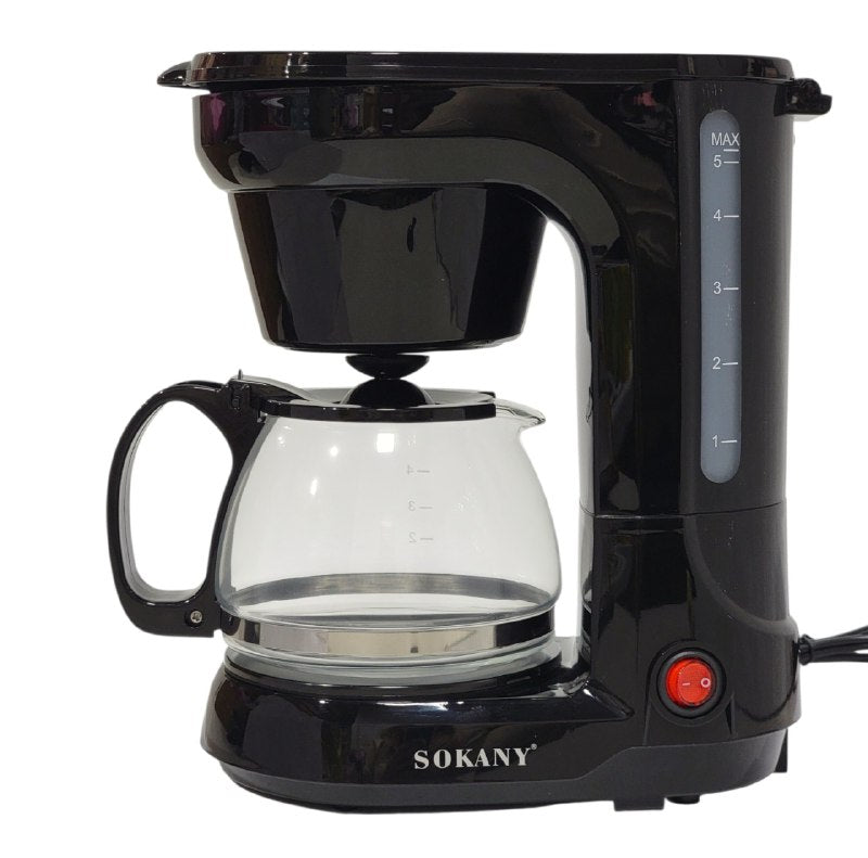 SOKANY CM-102 Drip Coffee Maker – 750ml, 5 Cups – 3