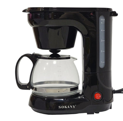SOKANY CM-102 Drip Coffee Maker – 750ml, 5 Cups – 3