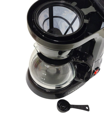 SOKANY CM-102 Drip Coffee Maker – 750ml, 5 Cups – 4
