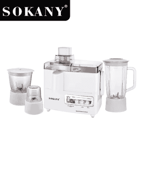 SOKANY SK-03029 4-in-1 Juice Extractor & Blender – 800W – 1