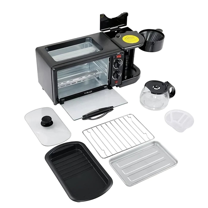 SOKANY SK-145 3-in-1 Breakfast Maker – Black – view 3