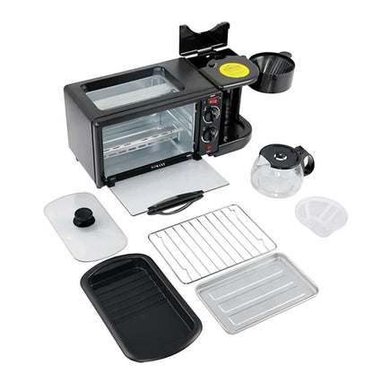 SOKANY SK-145 3-in-1 Breakfast Maker – Black – view 3
