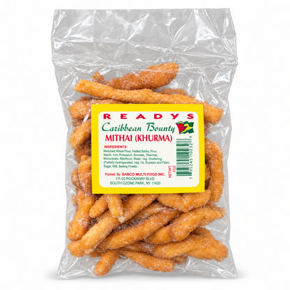 Readys Caribbean Bounty Mithai (Khurma) – 2 oz – front label