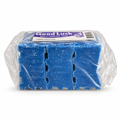 Good Luck Multi-Purpose Blue Soap – 3 × 125 g – product view 1413
