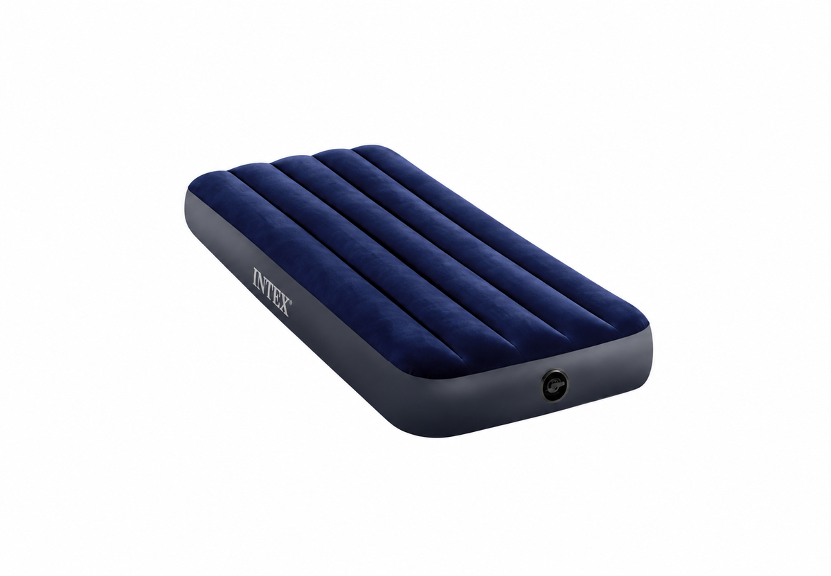 Intex Dura-Beam Classic Downy Air Mattress – 76 × 191 × 25 cm on white background