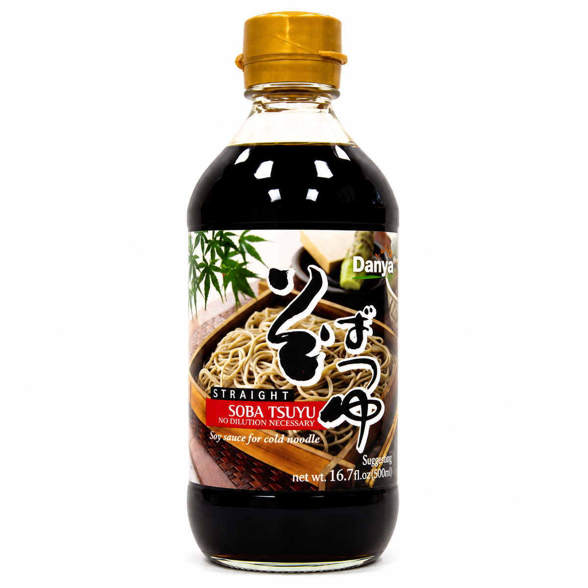 Danya Straight Soba Tsuyu – 16.7 fl oz (500 ml) product package