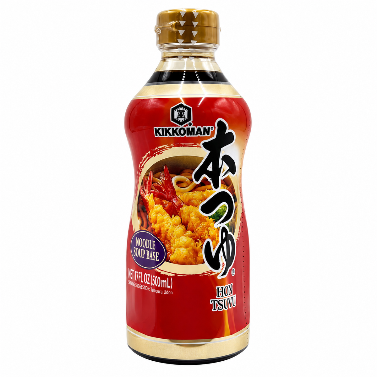 Kikkoman Hon Tsuyu Noodle Soup Base – 17 fl oz (500 ml) product package