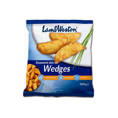 Lamb Weston Seasoned Skin-On Wedges(2500g)